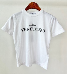 23SS 스톤아일랜드 키즈 티셔츠 781621073 V0001 화이트 6,8,10,12A