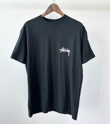스투시 AU(호주) 퍼지 다이스 티셔츠 ST035006 블랙 MENS  ​