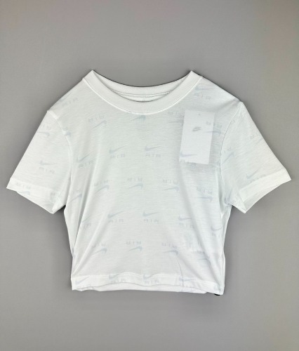 나이키 슬림핏 크롭 티셔츠 DZ3752-121 화이트 WOMENS S,M,L(아시안핏)  ​