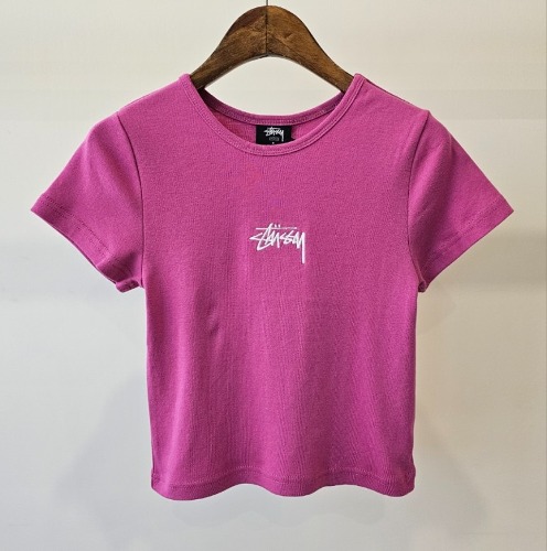 스투시 AU(호주) 그래피티 립 티셔츠 ST122006 베리 WOMENS