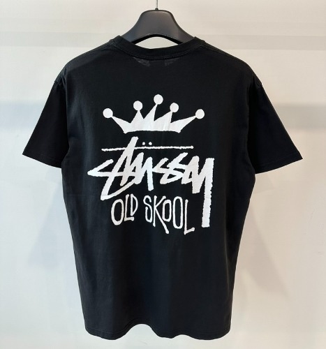 스투시 AU(호주) 올드스쿨 티셔츠 ST0235009 피그먼트 블랙 MENS  ​