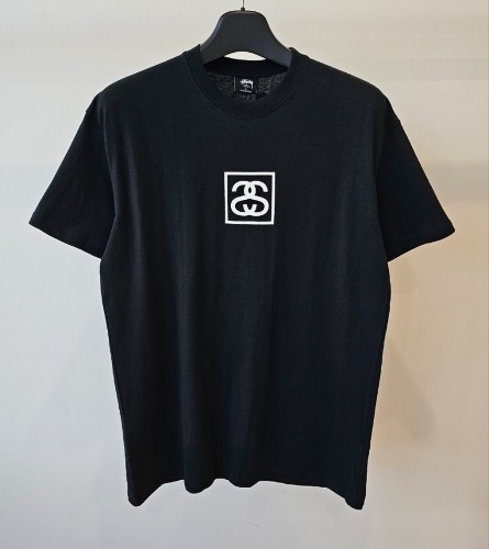 스투시 AU(호주) SQUARED 티셔츠 ST036003 블랙 MENS