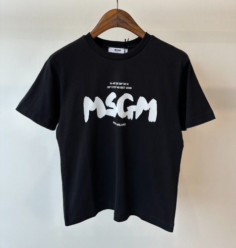 23FW MSGM 키즈 티셔츠 F3MSJBTH200 블랙 8,10,12A