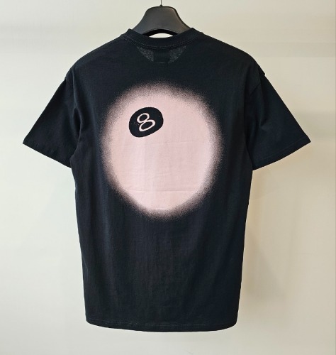 스투시 AU(호주) 8 BALL FADE 티셔츠 ST0M0420 블랙 MENS