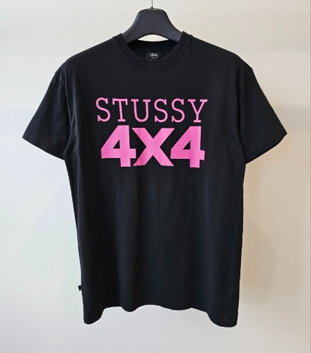 스투시 AU(호주) 4X4 티셔츠 ST0M0353 피그먼트 블랙 MENS