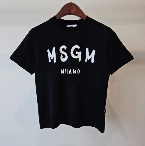 23FW MSGM 키즈 티셔츠 F3MSJUTH011 블랙 8,10A