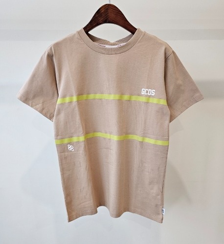 23SS GCDS 키즈 티셔츠 DUM00I LAA29 베이지 14Y(오염 상품 할인)