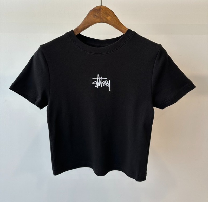 스투시 AU(호주) 그래피티 립 슬림 티셔츠 블랙 ST124W1000 WOMENS