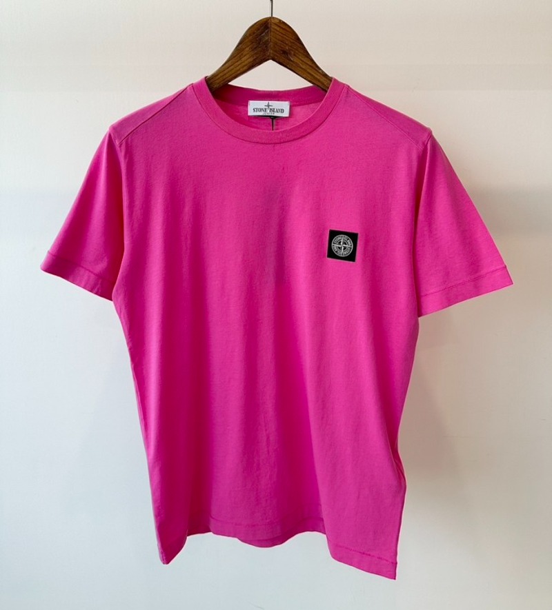 스톤아일랜드 키즈 티셔츠 801620147 V0087 푸시아 핑크 14A