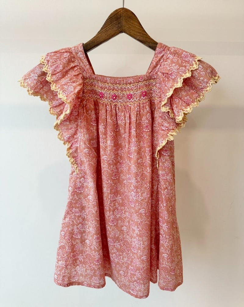 23SS 루이스미샤 DRESS MARTINE SIENNA DAISY FLOWERS 6Y(종이택 분실 상품)