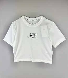나이키 슬림핏 크롭 티셔츠 DN5853-100 화이트 WOMENS S,M(아시안핏)
