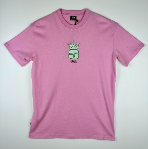 스투시 AU(호주) KING S HW SS 티셔츠 ST0L0134 레모네이드 핑크 MENS