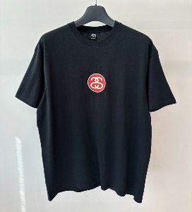 스투시 AU(호주) SS LINK SOLID 티셔츠 ST031007 블랙 MENS M,L,XL