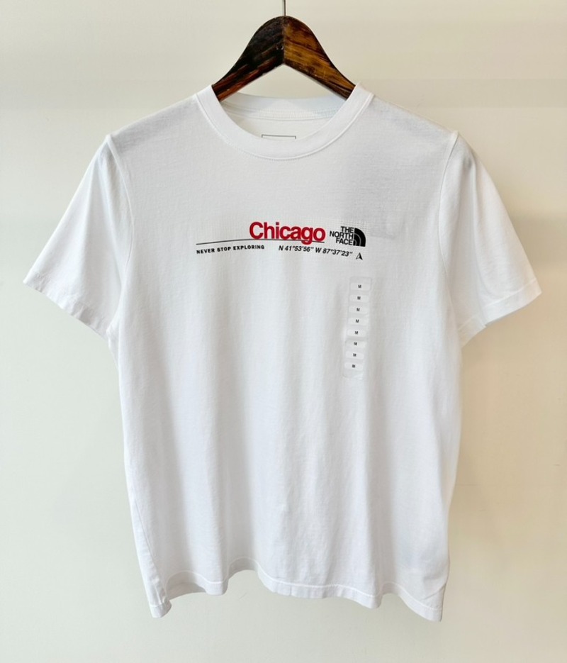 노스페이스 시카고 티셔츠 NF0A7UYTA5E1 화이트 WOMENS M,XL